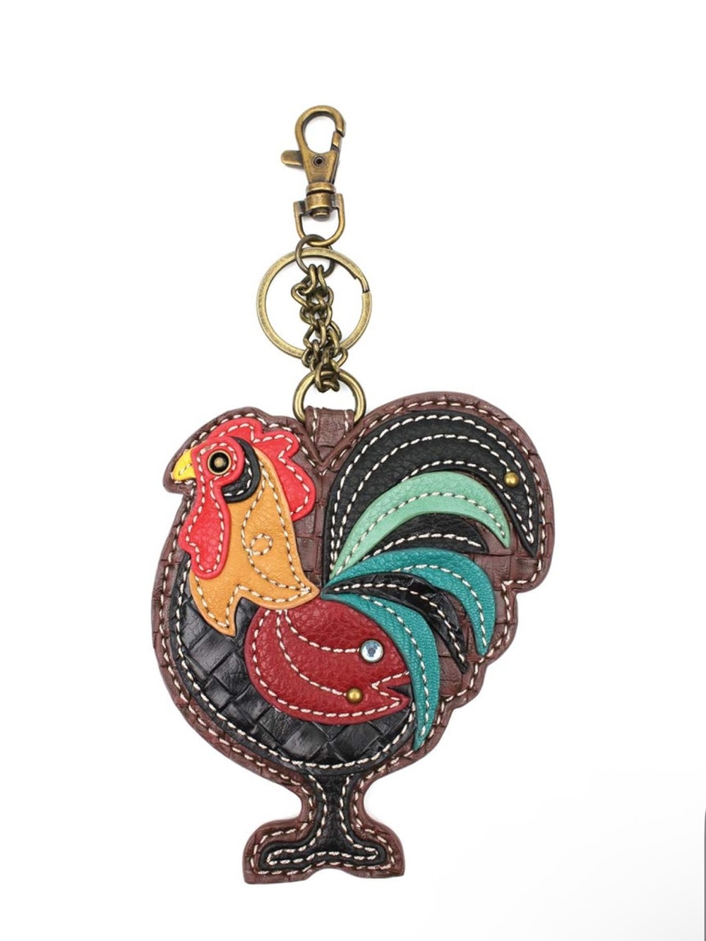 Chala Rooster Bag Charm/Coin Purse